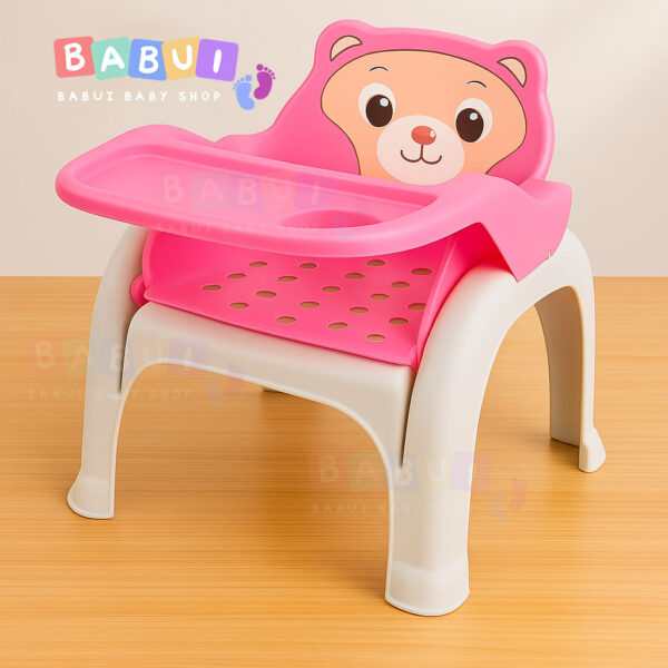 3 in 1 Multi-Functional Baby Feeding Chair Pink